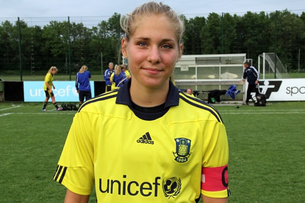 TÆT PÅ U19-LANDSHOLDET: Caroline Fahnøe, Brøndby IF