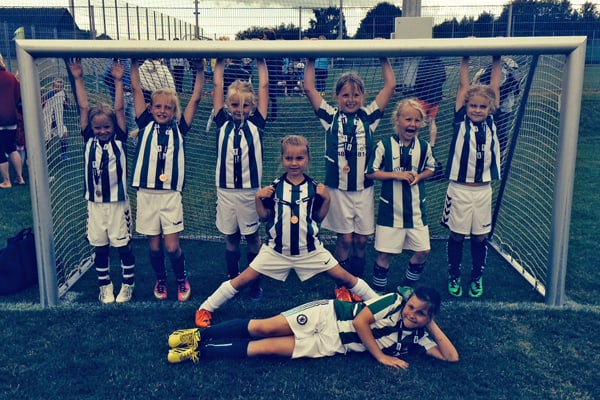 Fredensborg U9-piger kronede flot forår med bronzemedaljer