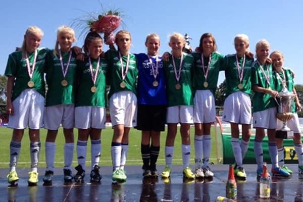 Fortuna Hjørrings U12-piger til tops ved Dana Cup