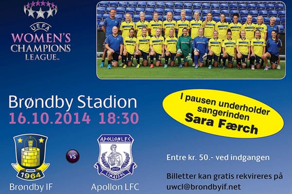 U14-talenter samles til træning og Champions League-kamp