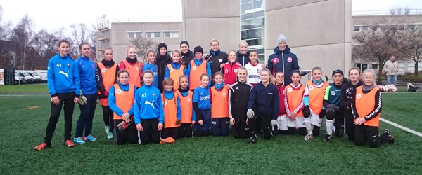 U13/U14-talenter blev trænet af kvindelandsholdets træner