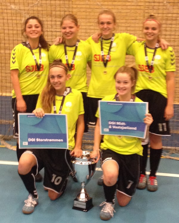 Rønnedes U18-piger vandt landsmesterskabet