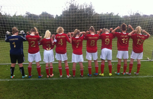 Glade guldpiger fra IK Rosendal