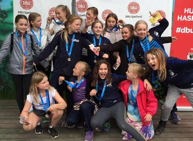 Seje U12-piger til Bakken Fodbold Festival