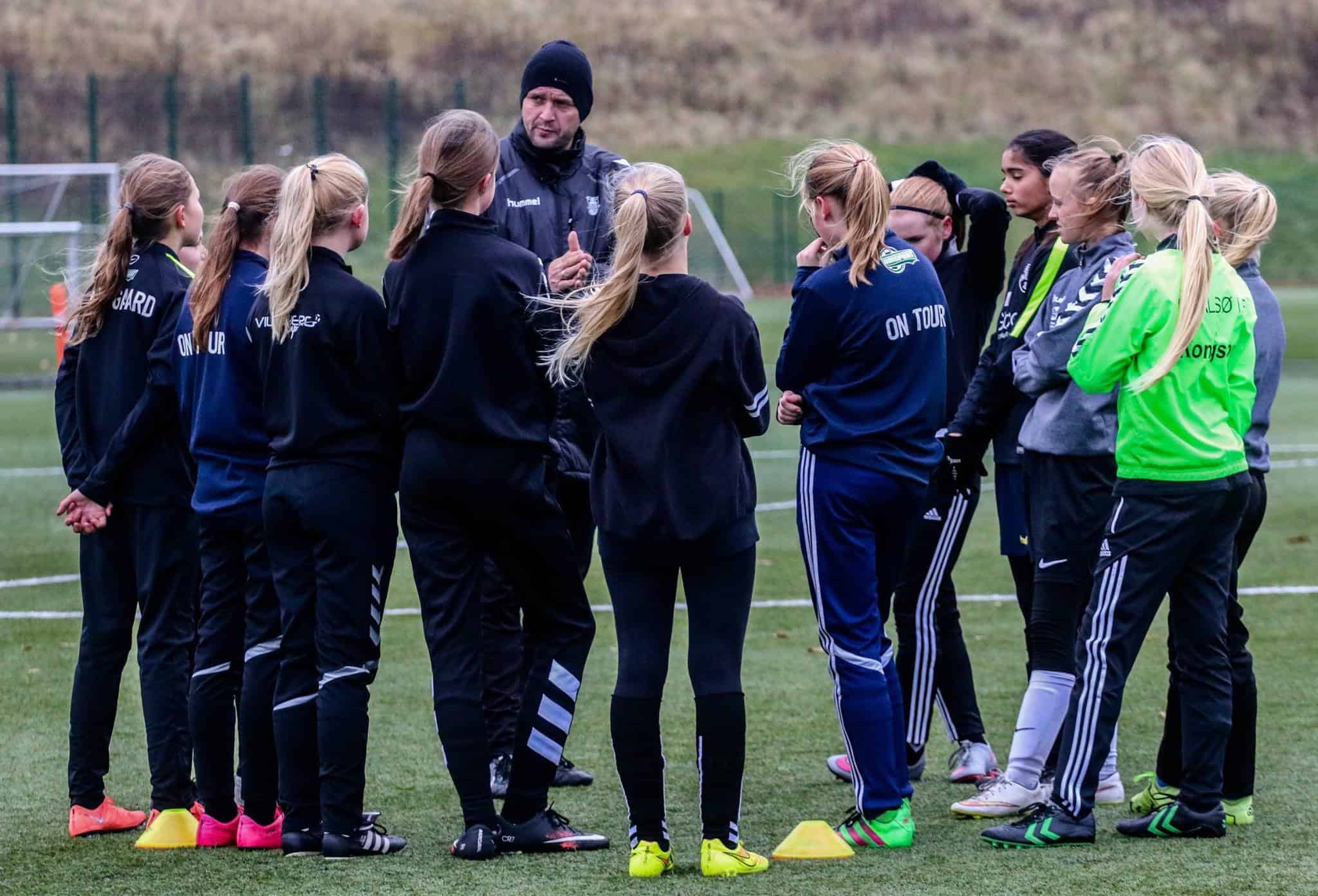 Brøndby Idrætsefterskole satte fokus på pigefodbold