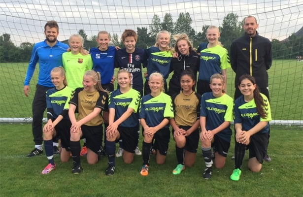 Weekendcamp på Hjemly Idrætsefterskole for pigespillere