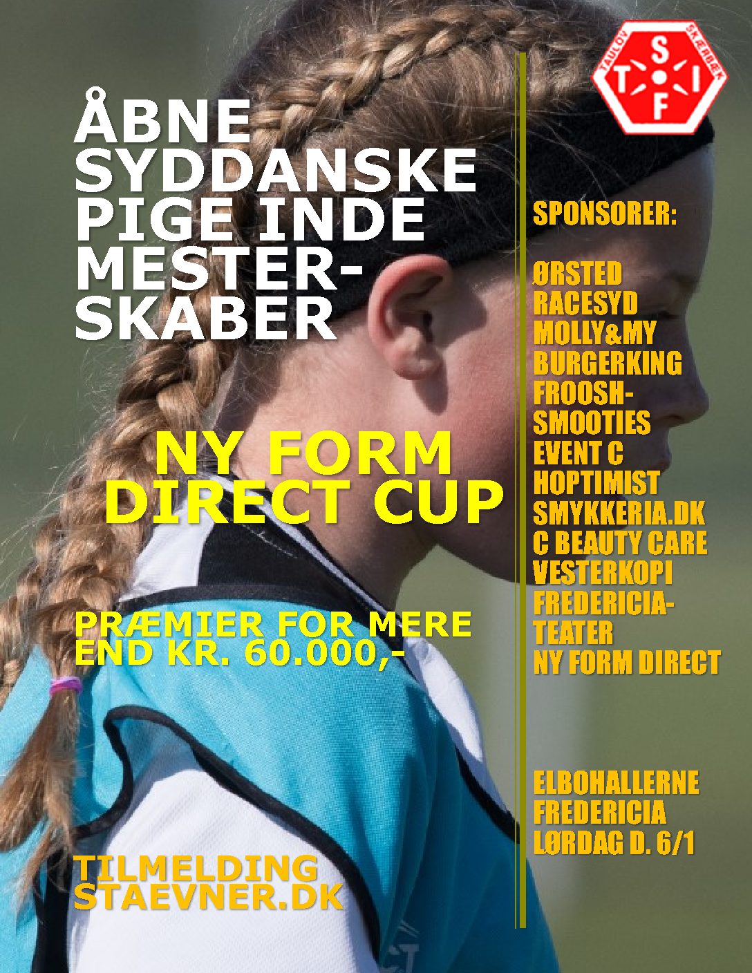 Tilmelding til de Åbne Syddanske Pige Inde Mesterskaber lukker på mandag.