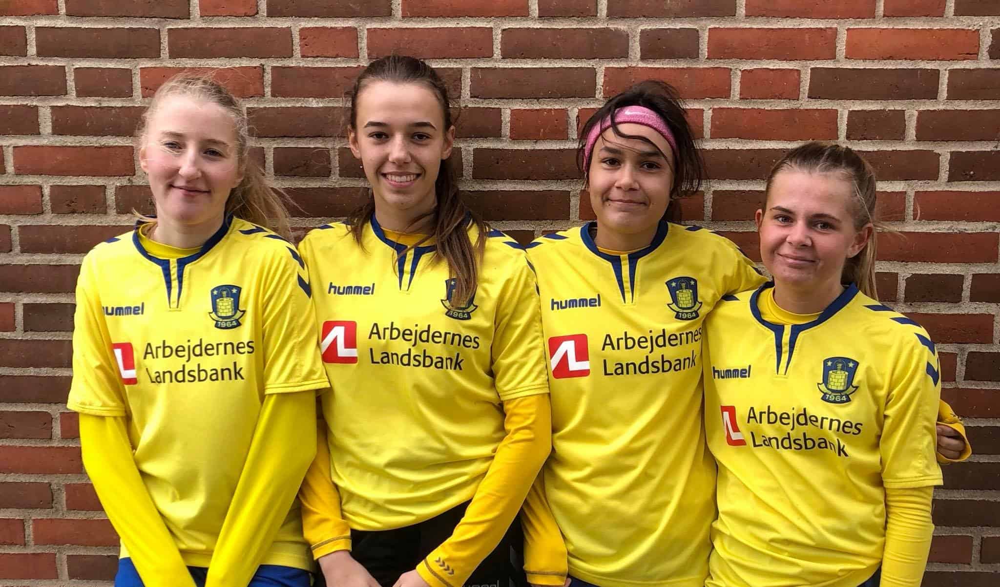 Fire U18 DM debutanter i lørdagens Brøndbysejr