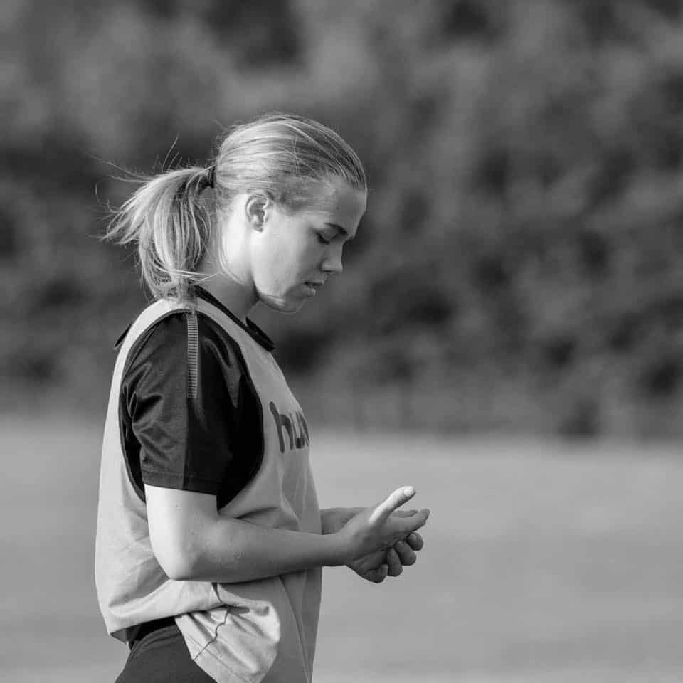 Vilja Dahl Pedersen: Fantastisk at score hattrick for U19-landsholdet