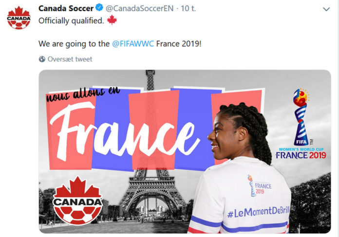 Canada jubler på twitter