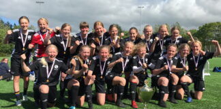 Fodboldpigerne på ISI Idrætsefterskole vinder DM-guld