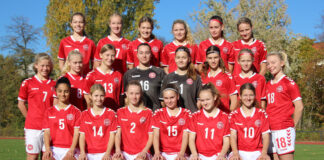 Her er U16-truppen til Nordic Cup Tournament