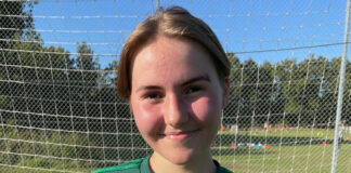 Marie er taget på efterskole for bl.a. at blive bedre til fodbold