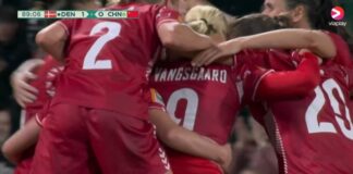 Perfekt VM-start: Danmark slog Kina 1-0