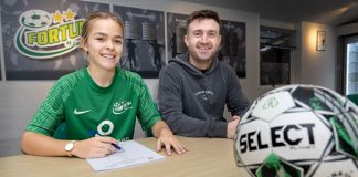 Ungdomslandsholdsspiller får kontrakt i Fortuna Hjørring