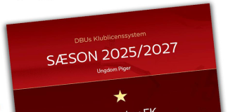 Haderslev FK tildeles DBU’s pigelicens